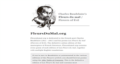 Desktop Screenshot of fleursdumal.org
